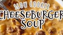 Slow Cooker Cheeseburger Soup from Taste of Home Slow Cooker Cheeseburger Soup from Taste of Home