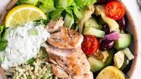 Greek Chicken Bowls (Zoe's Kitchen Copycat) Greek Chicken Bowls (Zoe's Kitchen Copycat)