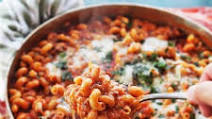 American Chop Suey (Macaroni, Beef, and Cheese Skillet Casserole) American Chop Suey (Macaroni, Beef, and Cheese Skillet Casserole)