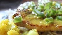 Curried Pork Chops and Cauliflower with Basmati Rice Curried Pork Chops and Cauliflower with Basmati Rice