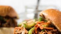 Slow Cooker Korean Pulled Pork Sandwich Slow Cooker Korean Pulled Pork Sandwich