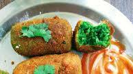 Palak Paneer Cutlet Palak Paneer Cutlet