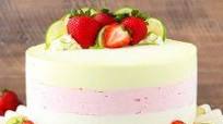 Key Lime Strawberry Coconut Ice Cream Cake Key Lime Strawberry Coconut Ice Cream Cake