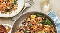 Quick Fried Brown Rice with Shrimp and Snap Peas Quick Fried Brown Rice with Shrimp and Snap Peas