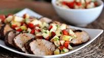 Cinnamon Pork Tenderloin with Fresh Apple Salsa Cinnamon Pork Tenderloin with Fresh Apple Salsa