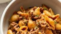 Easy Creamy Beef and Shells Easy Creamy Beef and Shells