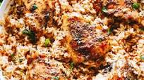 Garlic Butter Chicken Thighs and Rice Recipe Garlic Butter Chicken Thighs and Rice Recipe