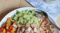 Mediterranean Chicken Chopped Salad with Creamy Feta Dill Dressing Mediterranean Chicken Chopped Salad with Creamy Feta Dill Dressing