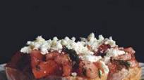 Dakos (DAH-kohs) Greek Bruschetta Dakos (DAH-kohs) Greek Bruschetta