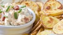 Recipe: Loaded Baked Potato Dip with Homemade Chips Recipe: Loaded Baked Potato Dip with Homemade Chips