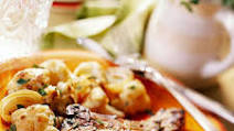 Thyme Pork Chops with Roasted Cauliflower Thyme Pork Chops with Roasted Cauliflower