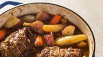 One-Pot Simple Pot Roast with Root Vegetables One-Pot Simple Pot Roast with Root Vegetables