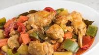 Chicken Afritada with Bell Pepper Chicken Afritada with Bell Pepper