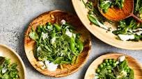 Spring Pea Chaat with Lemon Raita Spring Pea Chaat with Lemon Raita