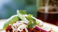 Tostadas with Shredded Pork (Tostadas de Tinga)