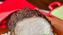 Indian Spiced Roast Pork with Yellow Curry Cucumber Raita Indian Spiced Roast Pork with Yellow Curry Cucumber Raita
