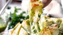 Cheesy Pesto Pull Apart Bread Cheesy Pesto Pull Apart Bread