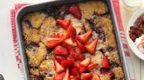 Chocolate-Covered Strawberry Cobbler Chocolate-Covered Strawberry Cobbler