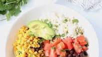Vegetarian Enchilada Bowls with Green Chili Enchilada Sauce Vegetarian Enchilada Bowls with Green Chili Enchilada Sauce