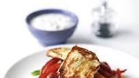 Halloumi and Pepper Bruschetta Halloumi and Pepper Bruschetta
