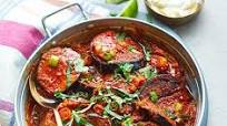 West Indian spiced aubergine curry West Indian spiced aubergine curry