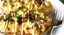 Protein-Packed Stuffed Baked Potatoes (V/GF) Protein-Packed Stuffed Baked Potatoes (V/GF)