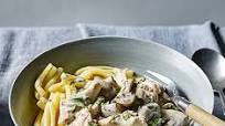 Leftover turkey fricassee Leftover turkey fricassee