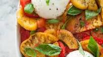 Burrata and Heirloom Tomato Caprese Salad Burrata and Heirloom Tomato Caprese Salad
