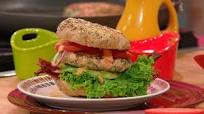 BLAST Burgers (Bacon, Lettuce, Avocado, Salmon and Tomato Burgers with Sriracha Aioli) BLAST Burgers (Bacon, Lettuce, Avocado, Salmon and Tomato Burgers with Sriracha Aioli)
