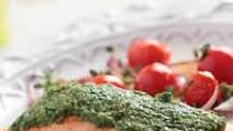 Toaster Oven Pesto Salmon Toaster Oven Pesto Salmon