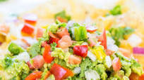 Loaded Guacamole Nachos Loaded Guacamole Nachos