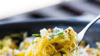 Spaghetti Squash with Parmesan and Garlic Butter Spaghetti Squash with Parmesan and Garlic Butter