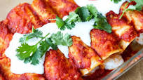 Shrimp Enchiladas with Hatch Chile Sauce Shrimp Enchiladas with Hatch Chile Sauce