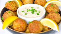 Falafel with a Tahini Sauce Falafel with a Tahini Sauce
