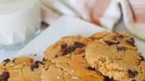 Eggless Chocolate Chip Cookies With Almond Flour Eggless Chocolate Chip Cookies With Almond Flour