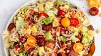 Damn Good BLT Pasta Salad with Creamy Jalapeño Cashew Dressing Damn Good BLT Pasta Salad with Creamy Jalapeño Cashew Dressing