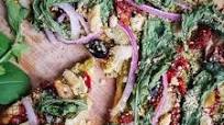 Mediterranean Inspired Socca Pizza Mediterranean Inspired Socca Pizza