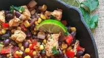 Chicken and Black Bean Burrito Skillet Chicken and Black Bean Burrito Skillet
