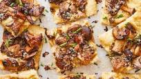 Crispy Mushroom Focaccia Crispy Mushroom Focaccia