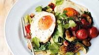 Breakfast fry-up with green bananas Breakfast fry-up with green bananas