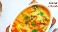 Vegetable kurma without onion and garlic Vegetable kurma without onion and garlic