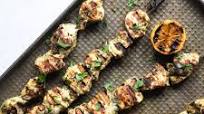 Grilled Herb Hummus Chicken Kebabs Recipe Grilled Herb Hummus Chicken Kebabs Recipe