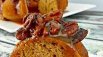 Apple Spice Cake with Salted Caramel Bourbon Sauce Apple Spice Cake with Salted Caramel Bourbon Sauce