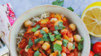 BEST Chana Masala with Brown Rice BEST Chana Masala with Brown Rice
