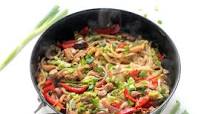 Vegan Udon Noodle Stir Fry with Jackfruit Vegan Udon Noodle Stir Fry with Jackfruit