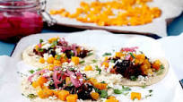 Beer Braised Bison Tacos with Roasted Butternut Squash Beer Braised Bison Tacos with Roasted Butternut Squash