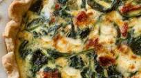 Goat Cheese Spinach & Sun-Dried Tomato Quiche Goat Cheese Spinach & Sun-Dried Tomato Quiche