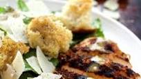 Blackened Chicken Caesar Salad with Sourdough Croutons Blackened Chicken Caesar Salad with Sourdough Croutons
