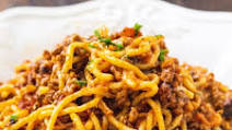 Slow Cooker Spaghetti Casserole Slow Cooker Spaghetti Casserole
