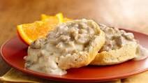 Sausage Gravy over Grands!™ Biscuits Sausage Gravy over Grands!™ Biscuits